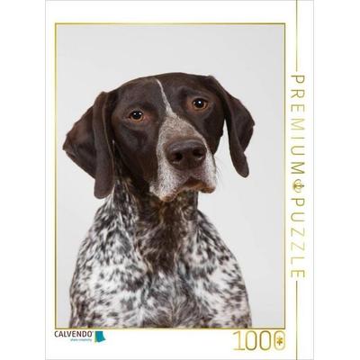 CALVENDO Puzzle Deutsch Kurzhaar | 1000 Teile Lege-Größe 64x48cm Foto-Puzzle für glückliche Stunden