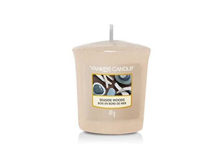 Yankee Candle Seaside Woods Votive Kaars, plastic, Beżowy, 1 cm