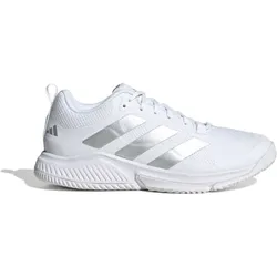 adidas Court Team Bounce 2.0 Schuhe Damen - white/silver met./gre