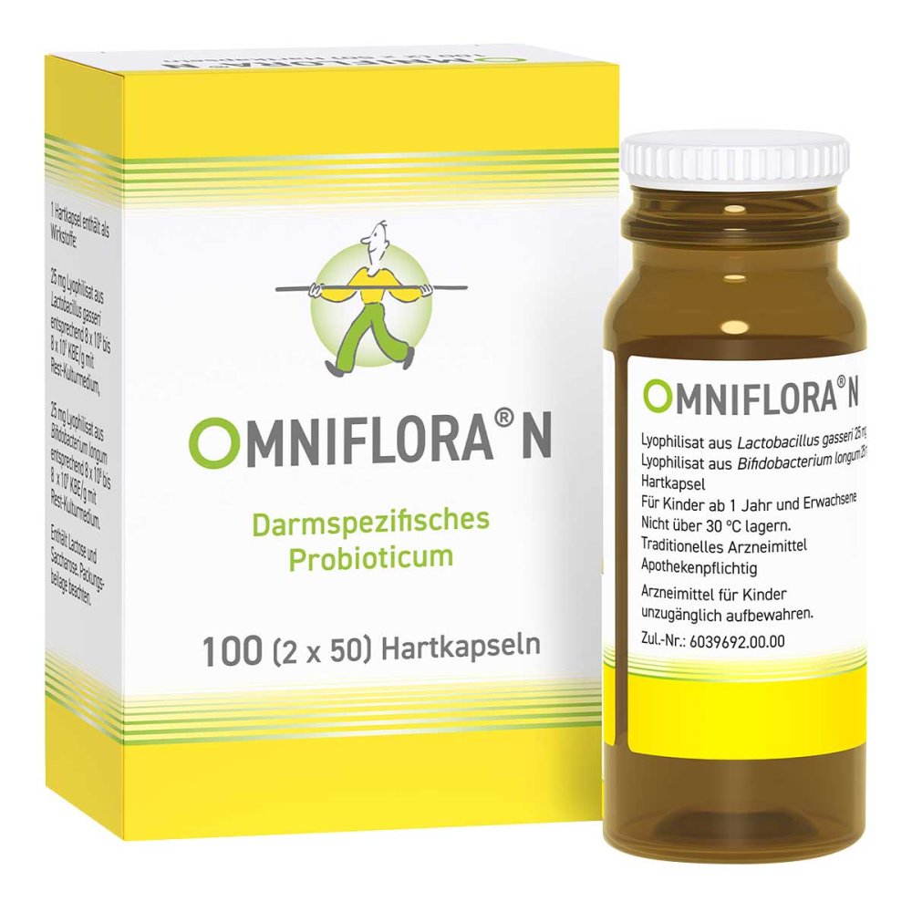 Heilpflanzenwohl GmbH Omniflora N – Probiotika Kapseln für die Darmflora 04764622
