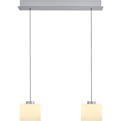 LED Pendelleuchte "ABBY", aluminiumfarben eloxiert, 2, 1 Stk., HELL HÖLLISCH GUTES LICHT, Leuchten, B-Link Fernbedienung, Stufenlos höhenverstellbar, LED Pendelleuchte
