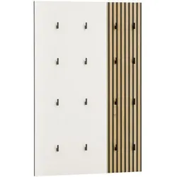 Möbelpartner Wandgarderoben-Set »Alexa« beige, 73.5x109x2.6 cm