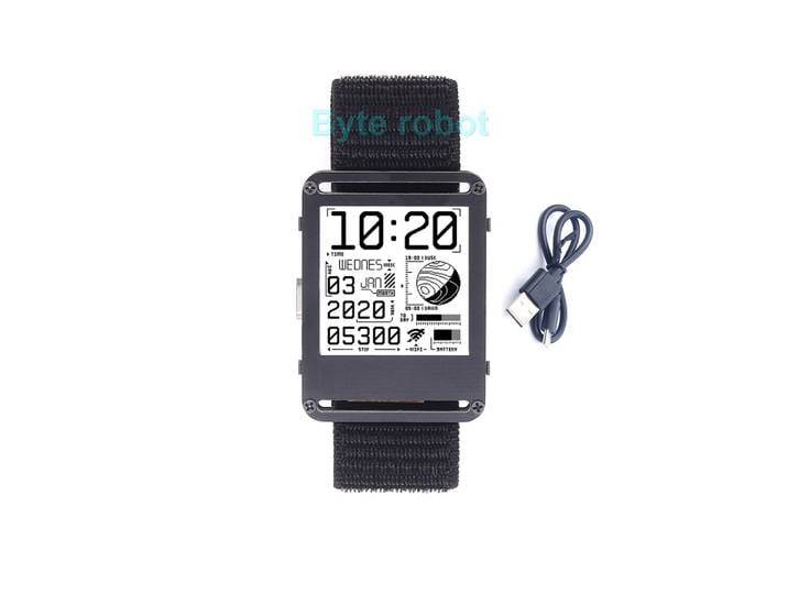 Montre intelligente ESP32 Open Source Watchy V2.0 avec écran E-ink, kit DIY pour robot Arduino, connexion Bluetooth et Wifi, kit robot