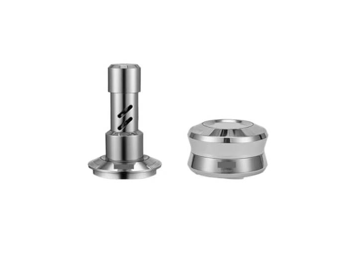 Espresso-Tamper, 51/53/58 mm, Kaffee-Tamper mit 4 Federn, Edelstahl-Gewindebasis, kompatibel mit MUVNA, Zubehör für Heim-Barista-Espressomaschinen(51mm Set 1)