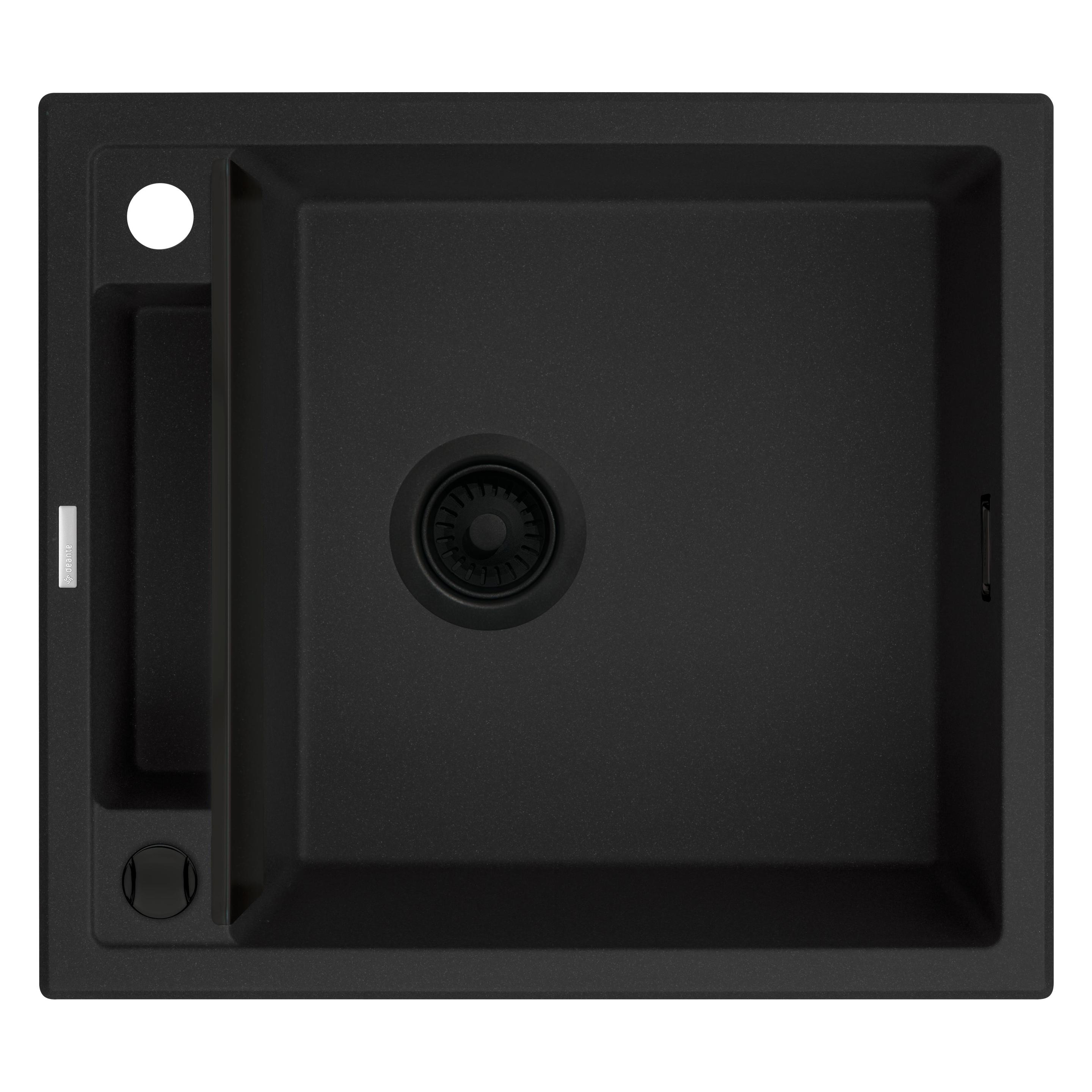 Deante Magnetic Sink W/ Fitts Zrm n103 Gran Blk (77 cm, 50 cm) (ZRM_N103)