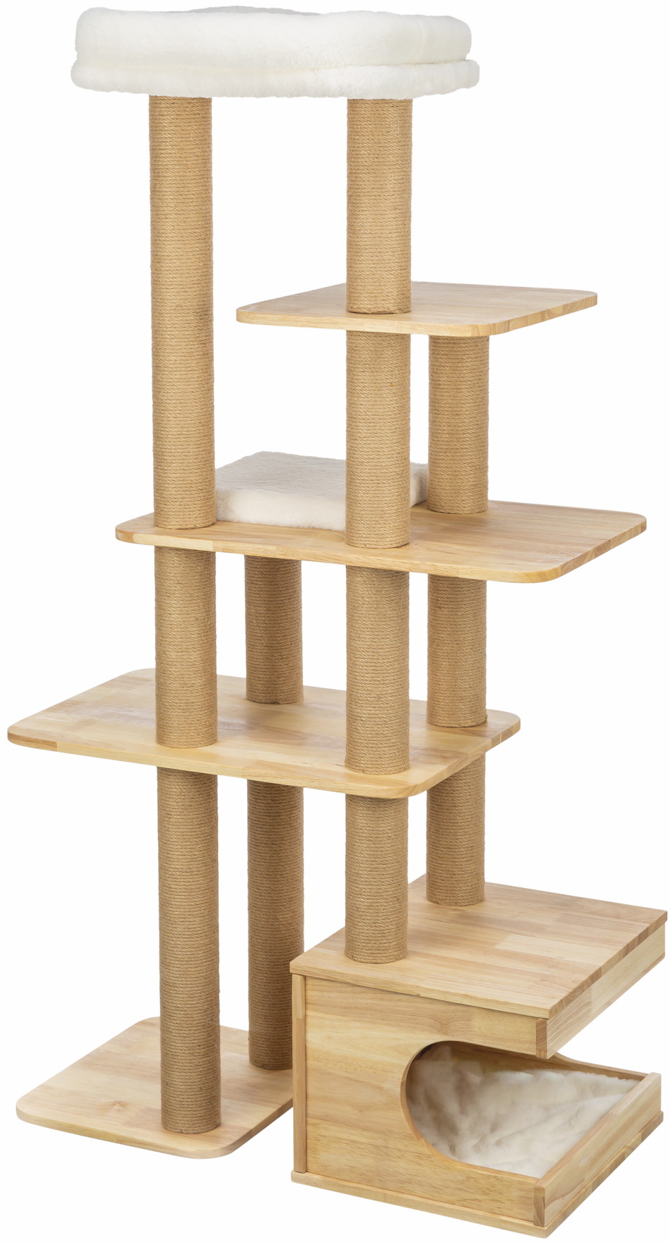 TRIXIEHEIMTIERBEDARF Kratzbaum Thiago, Holz 147 cm, natur 16976287