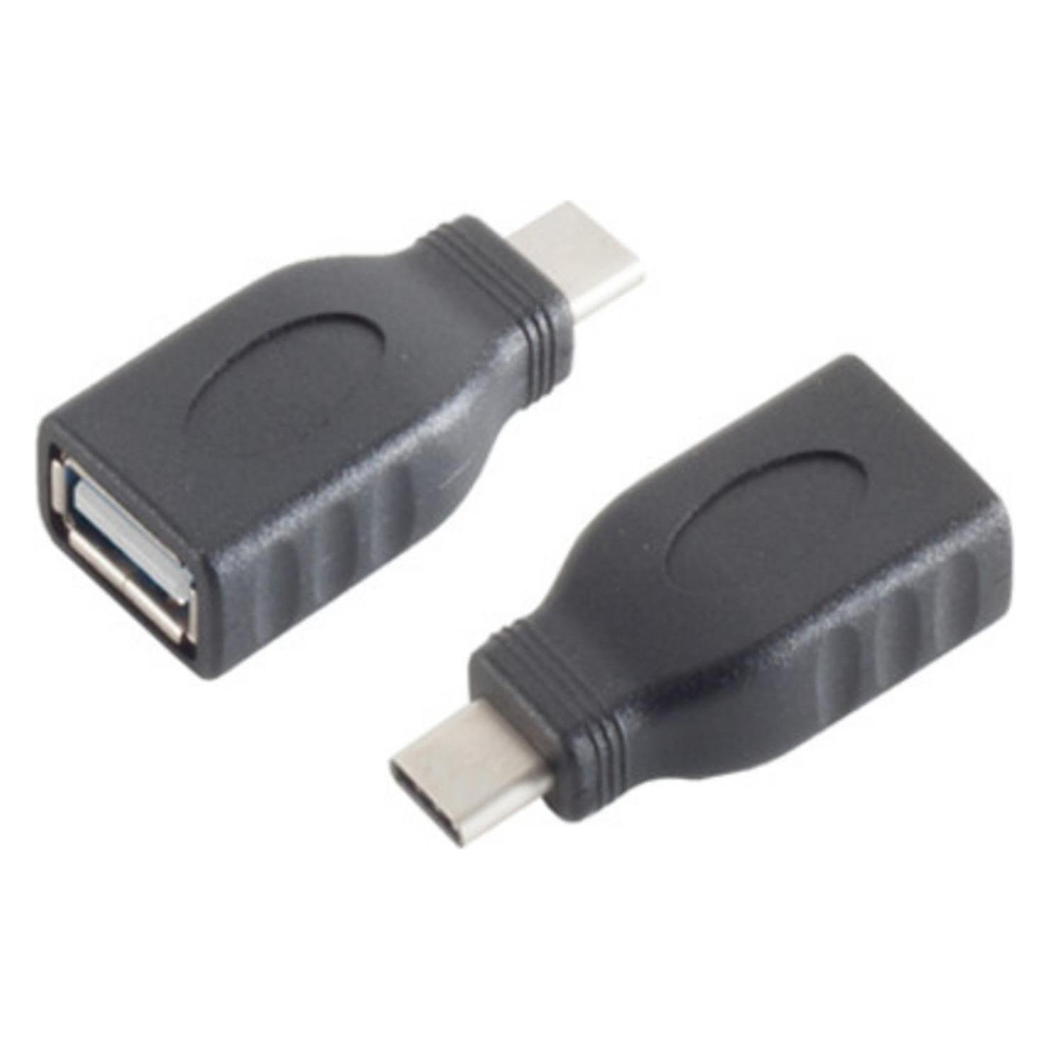 Shiverpeaks 13-20014 USB 3.1 C USB 2.0 A Schwarz Kabelschnittstellen-/adapter (USB 2.0) (13-20014)