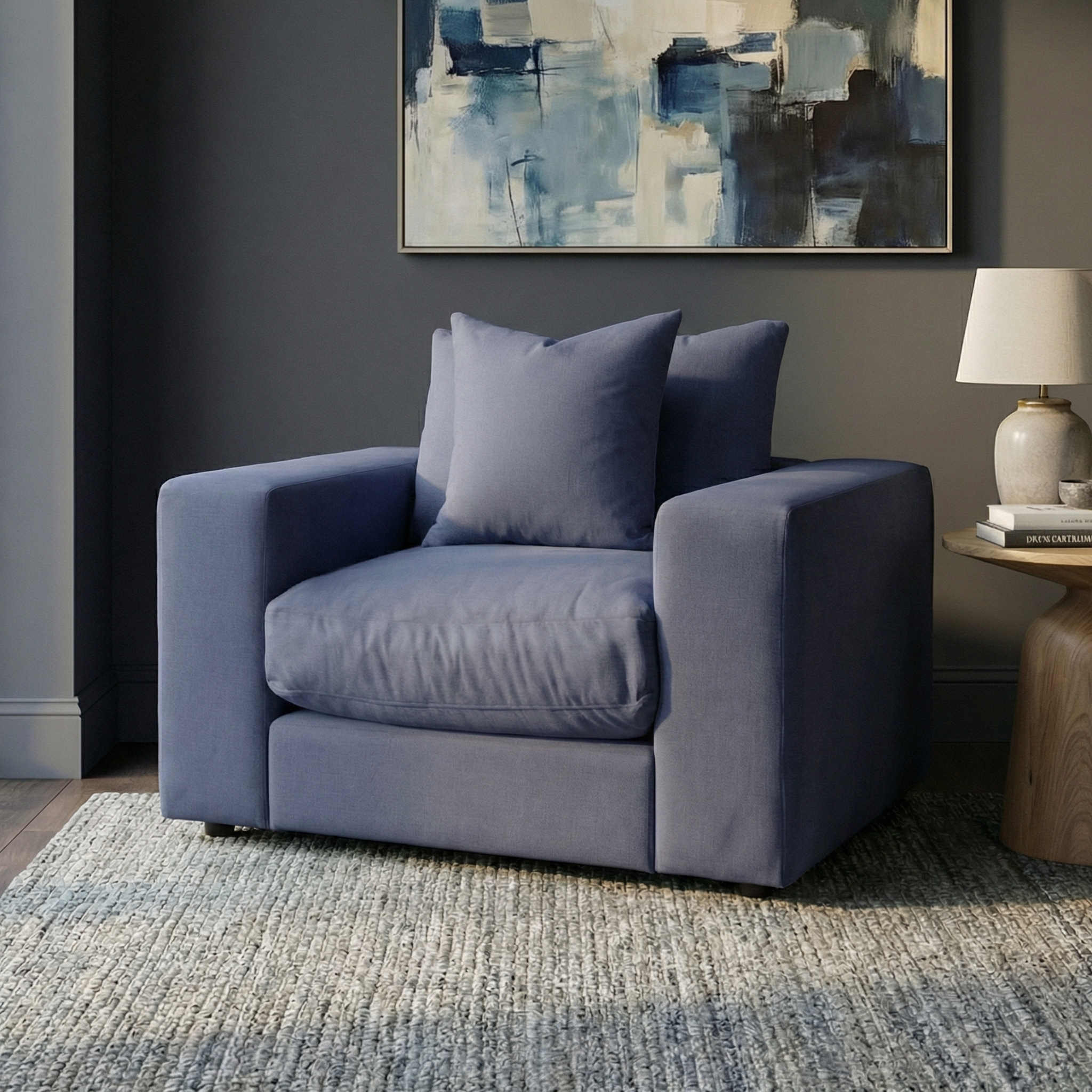Sofa Style Hampshire Modular Armchair in Midnight Blue