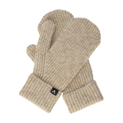 Fäustlinge WHISTLER "Pixel", Damen, beige, 3% Elasthan, 6% Wolle, 13% Polyamid, 65% Polyester, 13% Polyacryl, unifarben, Handschuhe Fäustlinge, mit wärmender Eigenschaft