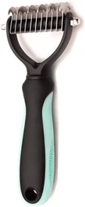 Uplift Curations Professional Pet Deshedding Brush Dog And Cat Hair Remover Comb green S