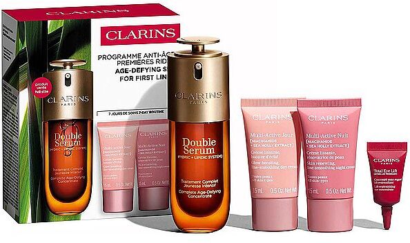Clarins Geschenkset - Double Serum & Multi-Active Anti-Aging Set 2x15ml / 50ml EG