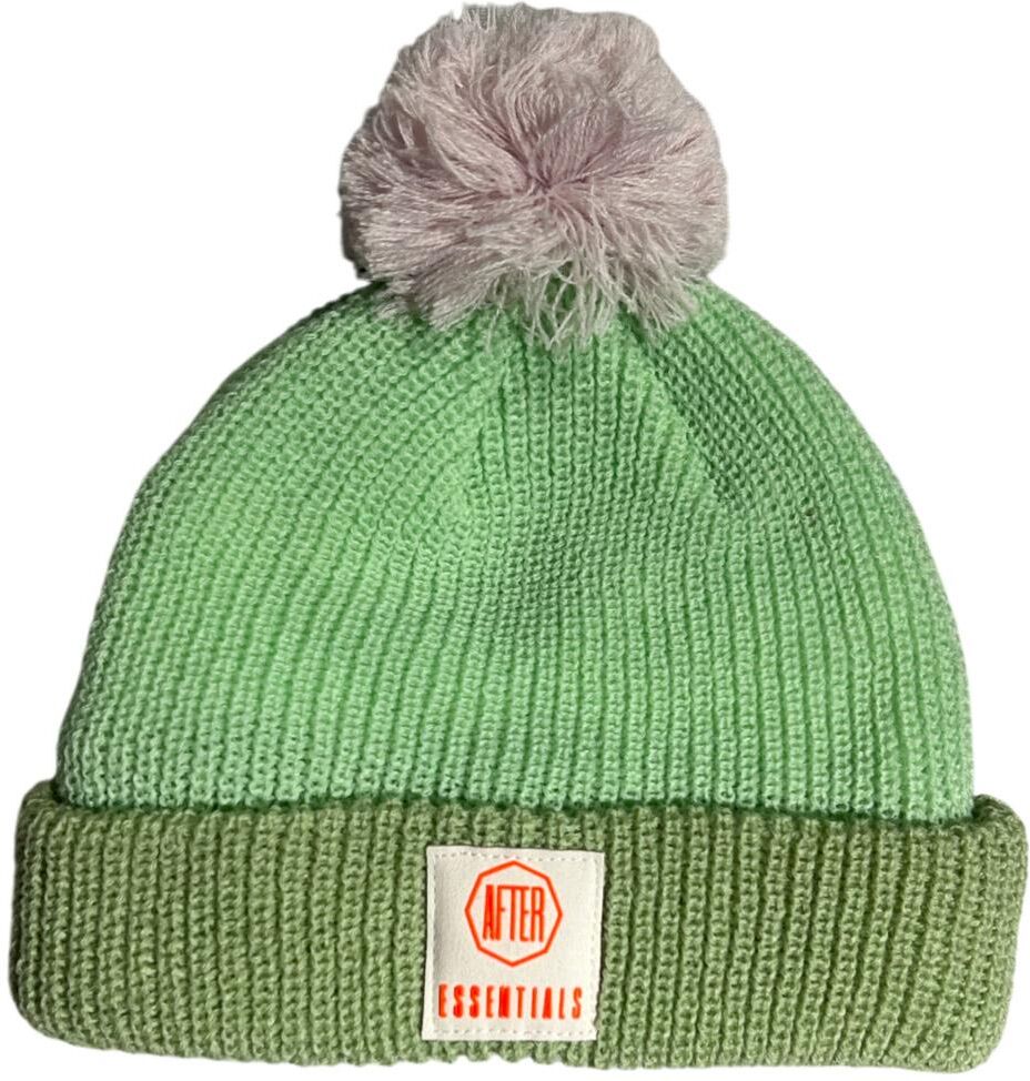 After Essentials  - Spotted Youth Beanie Pistachio - Bonnet