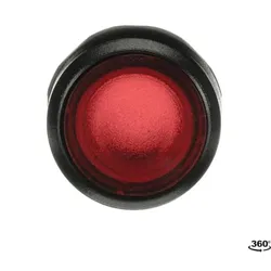ABB MP1-11R Leuchtdrucktaster, rot, flach-tastend, Frontring, Kunststoff schwarz beleuchtbar, transparent