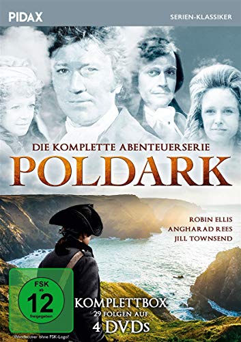 Robin Ellis - Poldark - Komplettbox / Die komplette 29-teilige Abenteuerserie nach der Romanreihe von Winston Graham (Pidax Serien-Klassiker) [4 DVDs] - Preis vom 17.10.2026 19:25:27 h