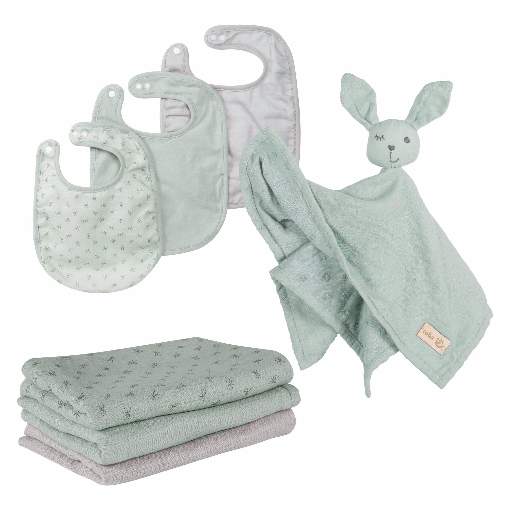 Roba Geschenkset Baby Essentials Lil Planet frosty green (240S02T3)