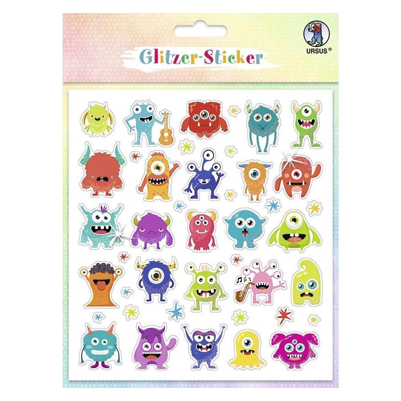 Ursus Glitzer-Sticker Fun (150 Sticker) (59540005F)