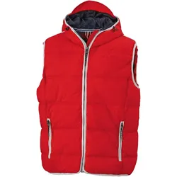 James & Nicholson Herren Bodywarmer 'Maritim' JN1076 red/white M