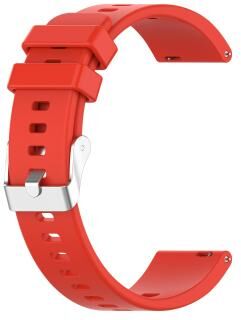 Everyday Crate Huawei Honor Watch ES Band Soft Silicone Watch Band Adjustable Replacement Strap red