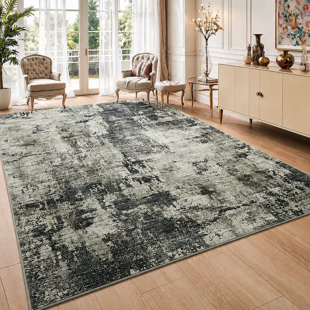 Kensington Traditional Isfahan Cashmere-Feel Area Rug & Runner, Non-Slip Washable Living Room Carpet FROST Rectangle 160 x 230 cm