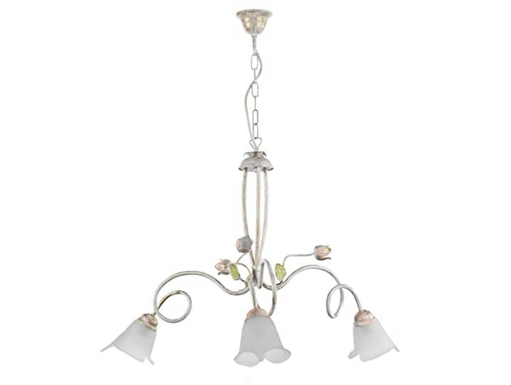 ONLI Kroonluchter Wilma 3 lampen, wit