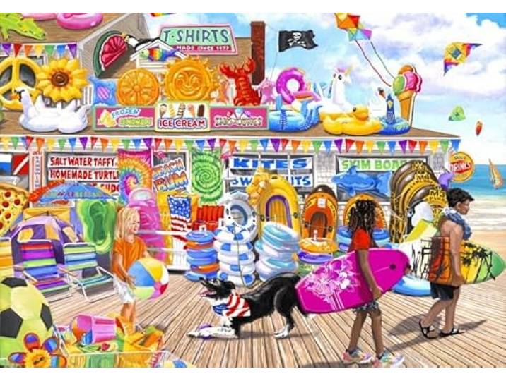 Bluebird Puzzle legpuzzel Beach Shop - 2000 stukjes fantasie