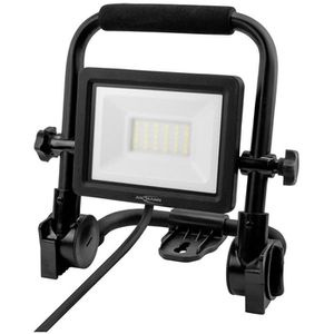 Ansmann Baustrahler FL20W-AC, LED, Netzbetrieb mit 1,8 m Kabel, IP65 Strahlwasserschutz, 20 Watt, 2.200 Lumen