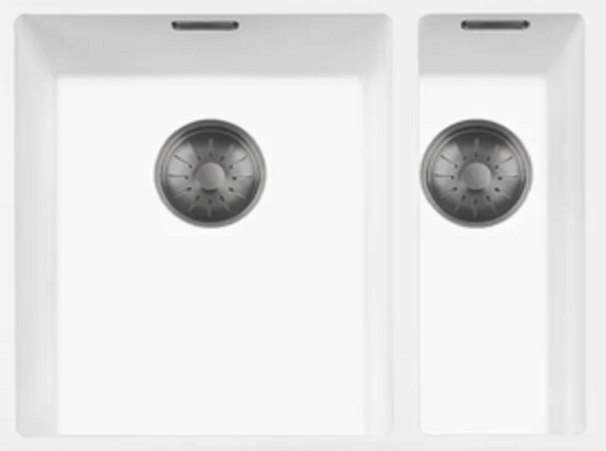 Togo Spülbecken 3415WQ-FU-GunMetal Weiß