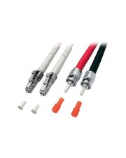 equip Patch-Kabel LC Multi-Mode M bis ST multi-mode M 10 m Glasfaser 50/125 Mikrometer Grau (254216)