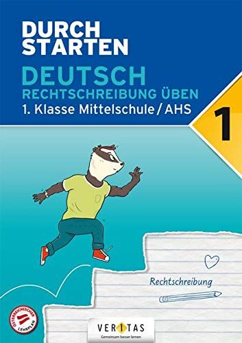 Gernot Blieberger - Durchstarten - Deutsch AHS: 1. Klasse - Rechtschreibung: Übungsbuch mit Lösungen - Preis vom 18.10.2026 19:22:15 h
