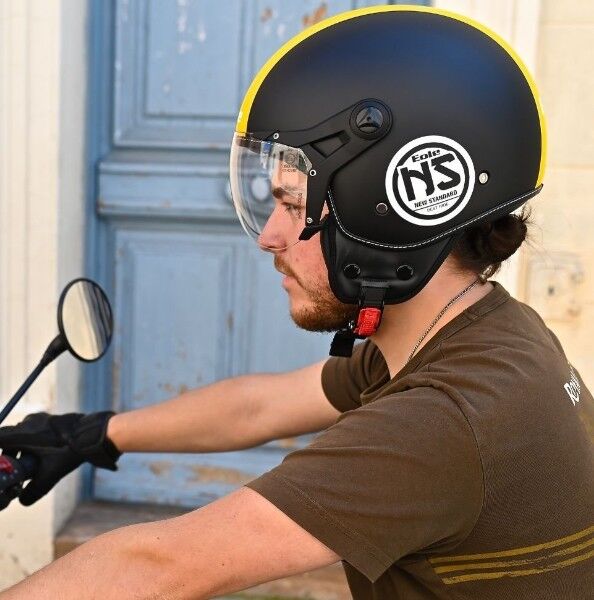 EOLE NSBLAKY003 Open face helmet