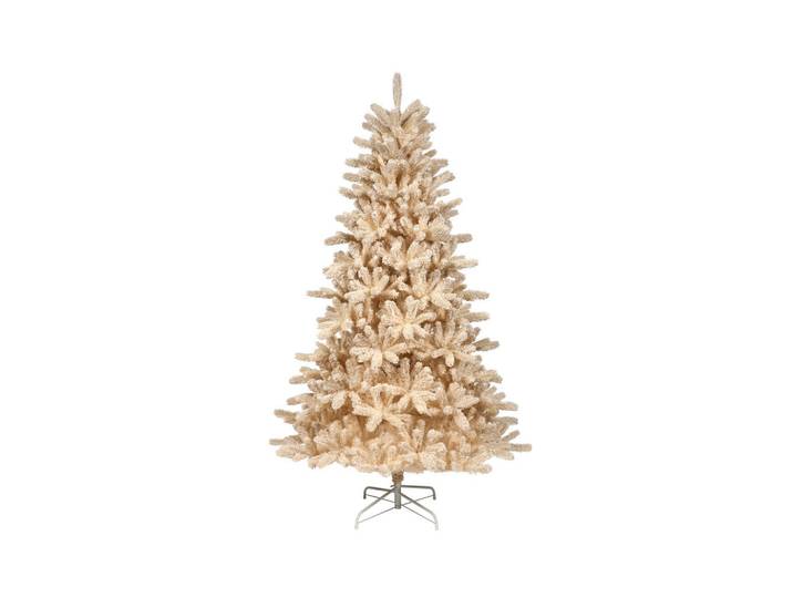 Dekobaum, Creme, Kunststoff, 142 cm, Dekoration, Weihnachtsdekoration, Winterdeko