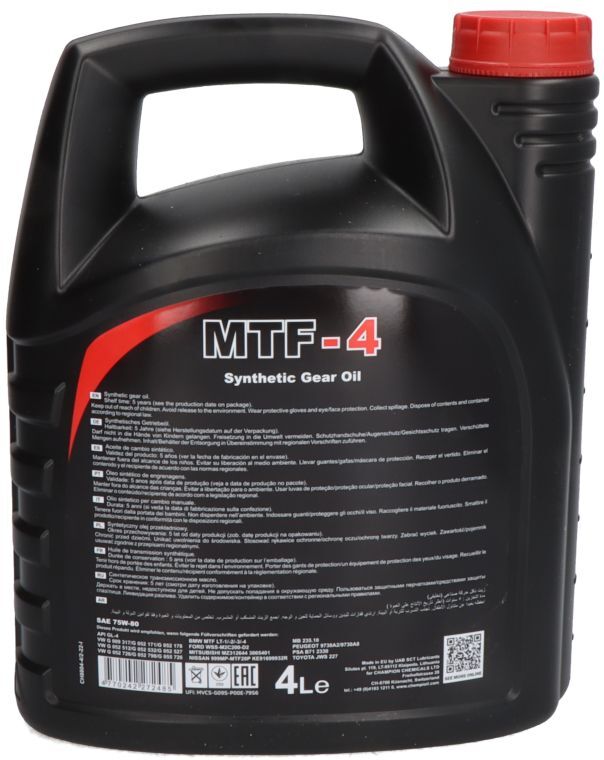 Getriebeöl CHEMPIOIL MTF 4 75W80 4L
