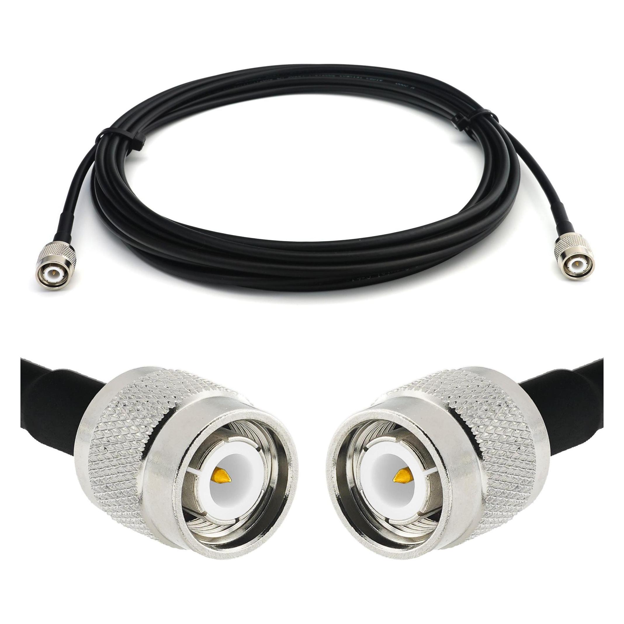 Rangeful TNC Male to TNC Male 30cm RG58/U Coaxial Cable RG58-TNCM-TNCM-0.3 (RG58-TNCM-TNCM-0.3)