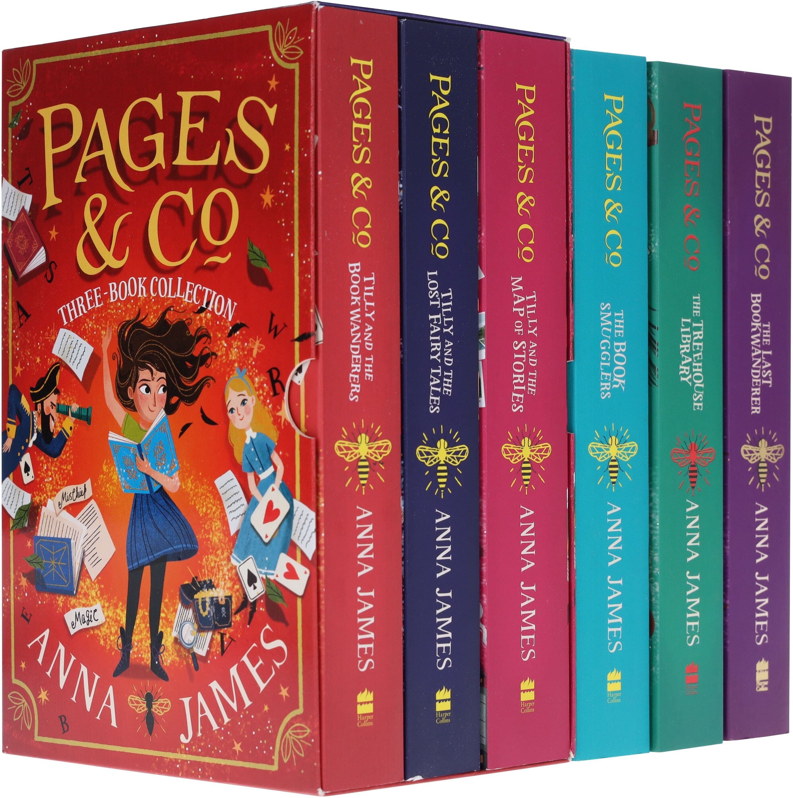 Pages & Co Series by Anna James 6 Books Collection Set - Age 9-14 - Paperback HarperCollins Publishers