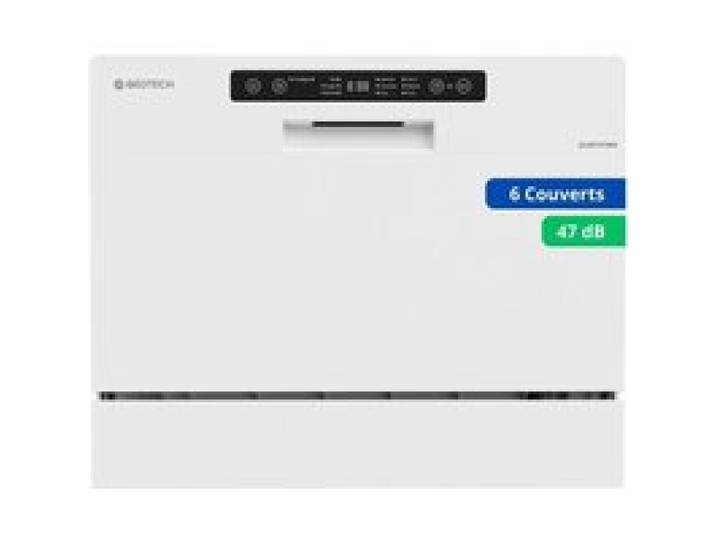 GEDTECH - Lave vaisselle Table Top GLV6T47WH - 6 couverts - 47 dB - Dpart diffr
