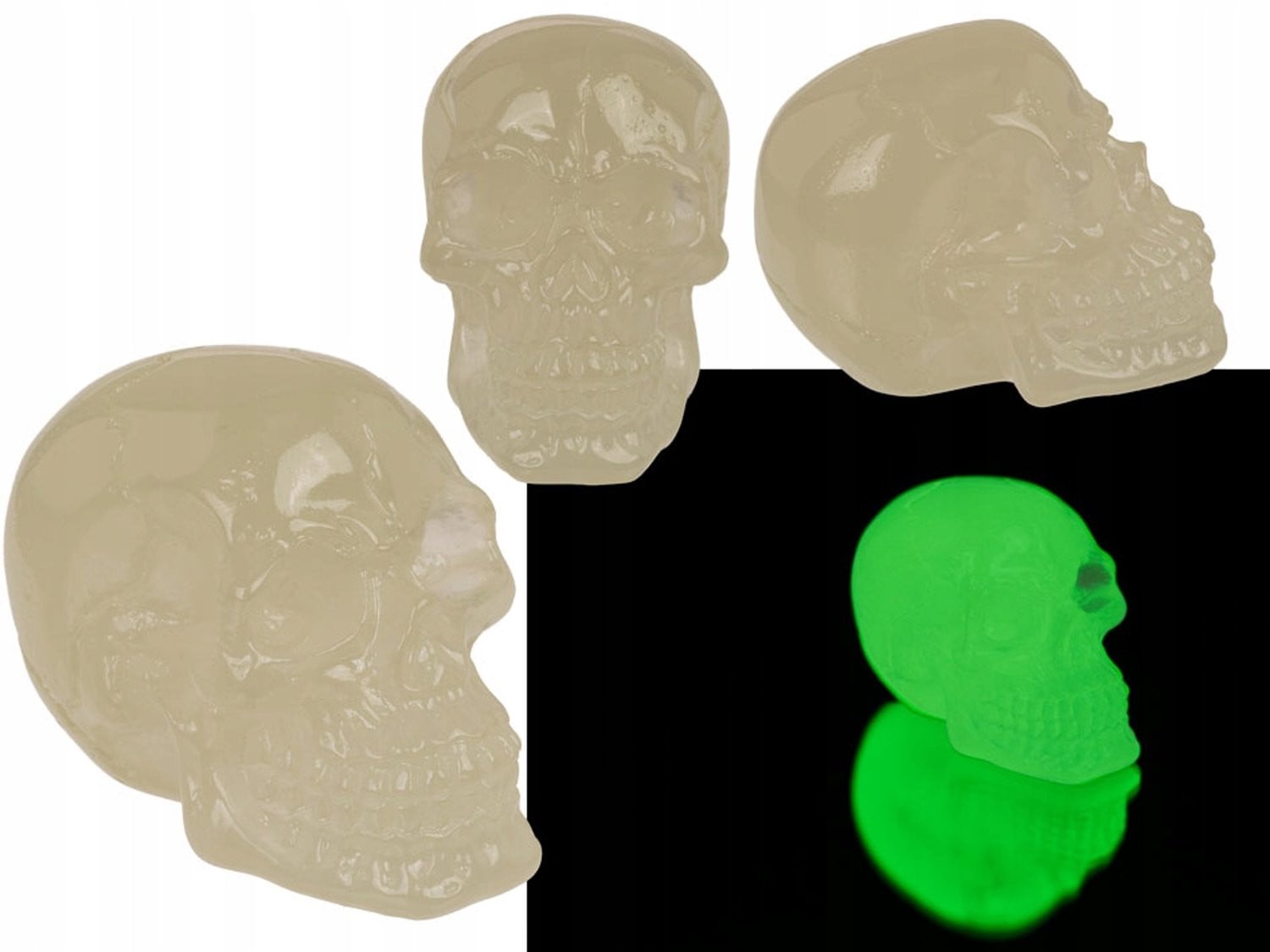 Kleine Lichtgevende Schedel Decoratie voor Halloween