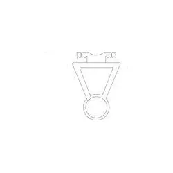 Marantec F-Profil P1 Torabschlussprofil 24,5x29,5 mm, 11 mm-Optosensoren, 50 m Rolle