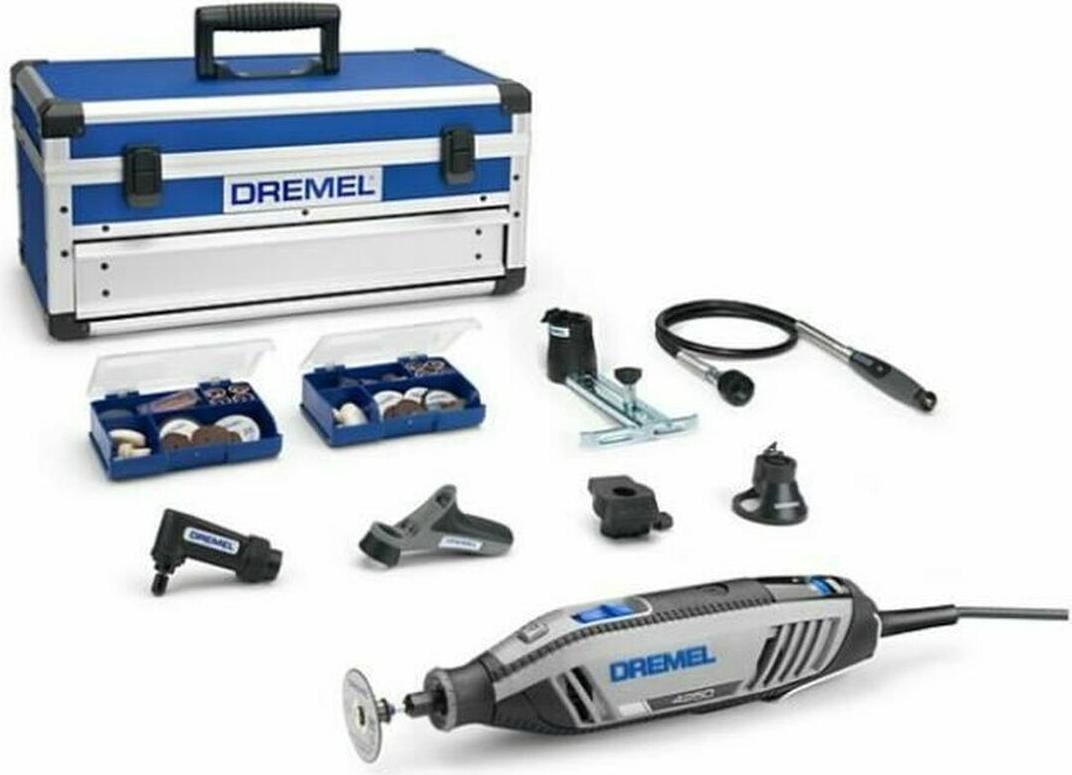 Dremel Multifunctioneel gereedschap 4250-6/128 met 128-delig accessoirepakket en aluminium koffer, grijs