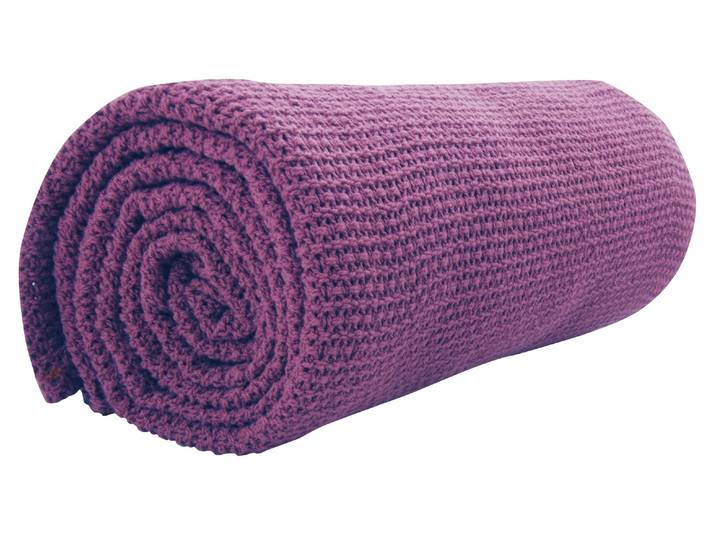 Wohndecke ESKIMO Summer Dream Beere , lila, B:150cm L:210cm, Baumwolle, Wohndecken, Wohndecke