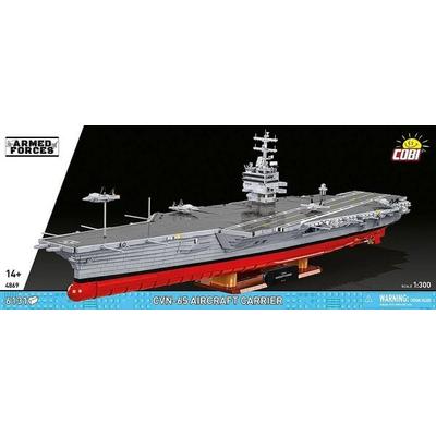COBI Armed Forces 4869 - CVN-65 Aircraft Carrier, Flugzeugträger, Klemmbausteine 6131 Bauteile