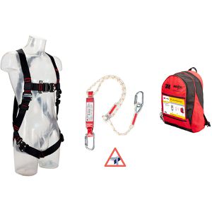 3M Sicherheitsgurt Protecta Aerial Lift Set, 2-Punkt-System, Auffanggurt, Set, bis 100kg, Größe M/L