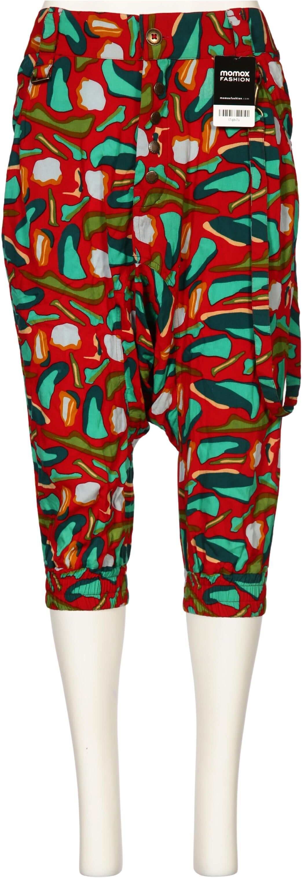 Chapati Berlin Damen Stoffhose, Mehrfarbig, Gr. L, Viskose - Second Hand