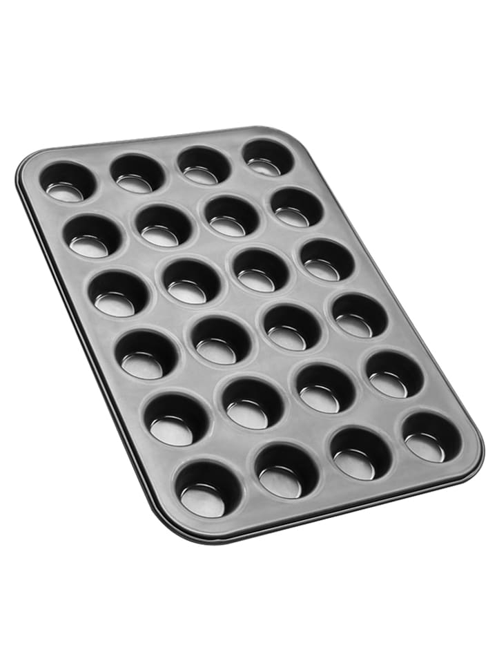 Zenker Muffin-Backform "Black Metallic" in Schwarz - (B)38 x (T)26 cm - onesize