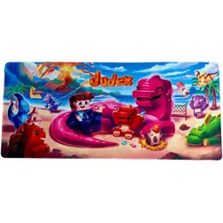 Judex - Dino Mouse Pad - Large, Mausmatte, Mehrfarbig