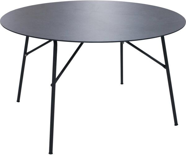 Mandalay Pure Havebord Ø120, Stone Look, Antracit