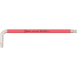Wera 3950 SPKL Multicolour Winkelschlüssel, metrisch, Edelstahl Rot - 05022666001 - Rot