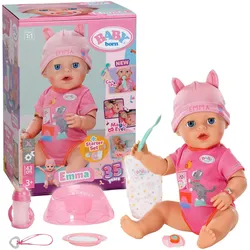 Zapf Creation BABY BORN Puppe Emma Click & Play 43cm, mehrfarbig