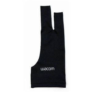 Wacom Zeichenhandschuh ACK4472501Z, universal, schwarz, für Tablet, iPad & Papier, aus Mischgewebe