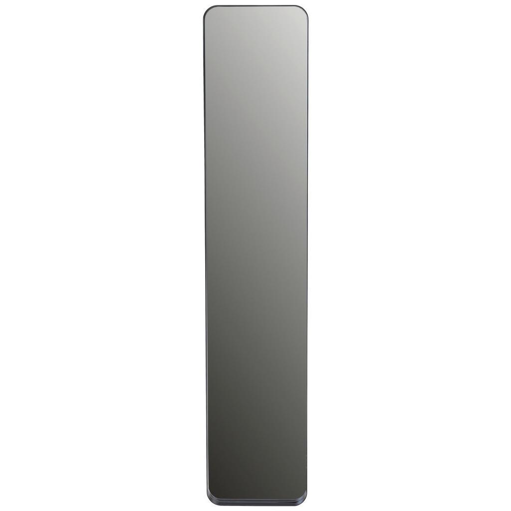 Xora Wandspiegel , Schwarz , Metall, Glas , rechteckig , 30.5x150x3.5 cm , Ganzkörperspiegel , Spiegel, Ganzkörperspiegel
