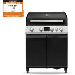 Burnhard GRANT Base - Modularer Gasgrill 4-Brenner mit Türen und Gusseisenrost